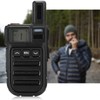 3W Mini Handheld Walkie Talkie Hand Tuning CT/DC Vibration Two