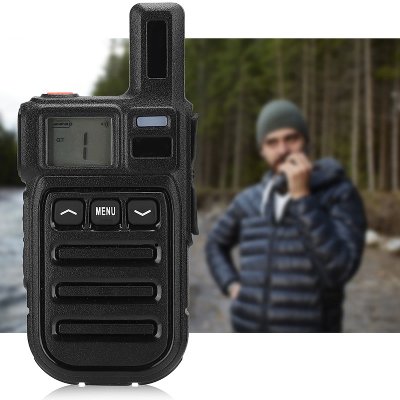 3W Mini Handheld Walkie Talkie Hand Tuning CT/DC Vibration Two