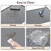 Garoopion Cat Litter Box Mat, Large 34" X 22" Cat