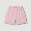 JAJU [JAJU] Women's Seersucker 5-Part Pajama Set_Dark Pink