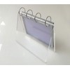 4x6 Flip Clear Slant Back Acrylic Sign Holder,V Type Desktop