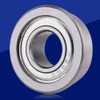 Akozon ボールベアリング 10個F686ZZミニ金属スチールダブルシールドフランジベアリング6 * 13 * 5mm