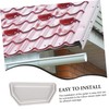 KONTONTY Gutter Parts Accessories Gutter End Caps Downspout End Cover