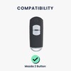 kwmobile Key Cover Compatible with Mazda - Carbon