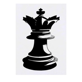 Azeeda 'König Schachfigur' Temporäres Tattoo - Hautfreundlicher & Ungiftiger Abziehbild · Wasserfest (TO00067617)