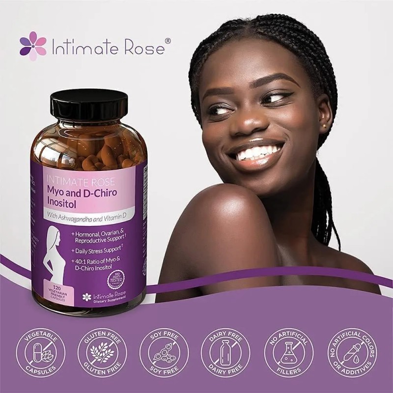 Myo And D-chiro Inositol 40:1 (120 Cápsulas) Con Vitamina D