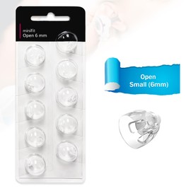 (20 Pcs) Hearing Aid Domes Accessories for Oticon Replacements, Oticon MiniFit (Open 6mm) Domes, Universal Domes for Oticon Hearing Aid Supplies Kits, Fit Aid Parts for Optimal Performance