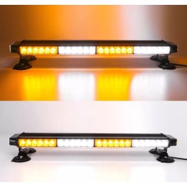 Unbranded 26.5" LED Automotive Roof Top Light Bar Double Side Emergency Warning Flash