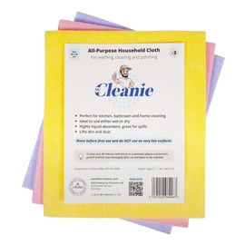 Mr Cleanie All-Purpose Absorbent Household Cleaning Cloths Washing Up Dusting 3-Pack