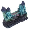 ORFOFE Aquarium Fish Tank Decoration Resin Castle Ornament Villa Shape
