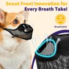 VIDSTW Dog Muzzle Breathable Muzzles for Dogs Adjustable Muzzle for