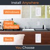 RunLessWire Simple Wireless Switch Kit, Self-Powered Rocker Switch, No Wire