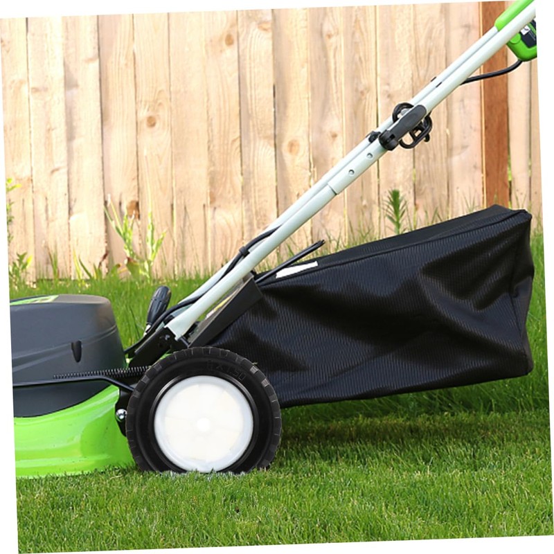Outanaya 2pcs Solid Mute Rubber Lawn Mower Wheels Heavy-duty Casters