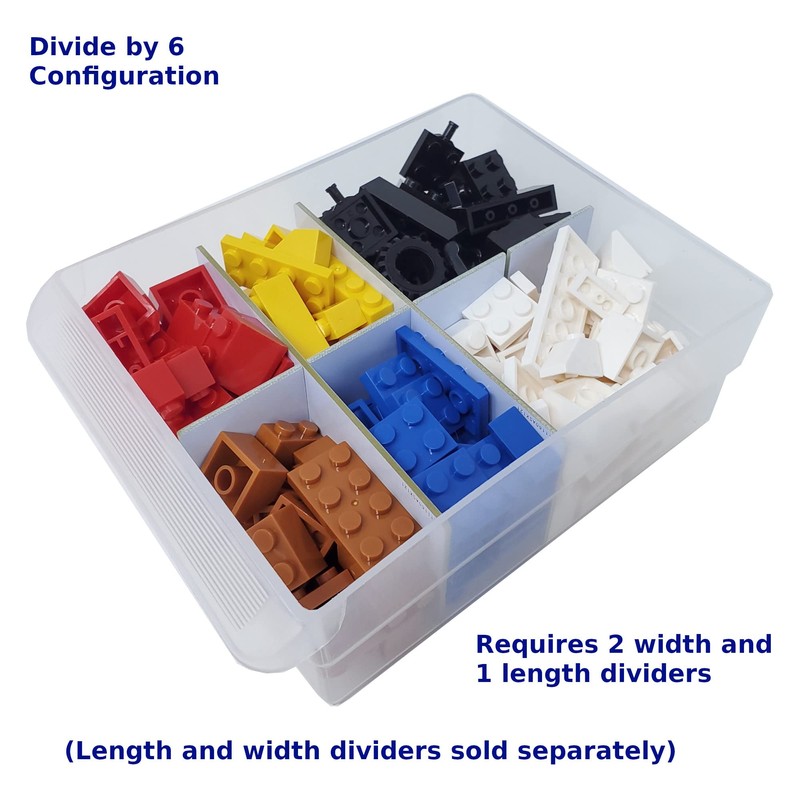 BIN BETTER (24-Pack) Large Drawer Configurable Width Dividers compatible with