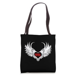 Angel Number 444 With Heart And Wings Of Angel Tote Bag