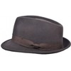 MAZ Elegant 100% Wool Trilby Hat Waterproof & Crushable Handmade