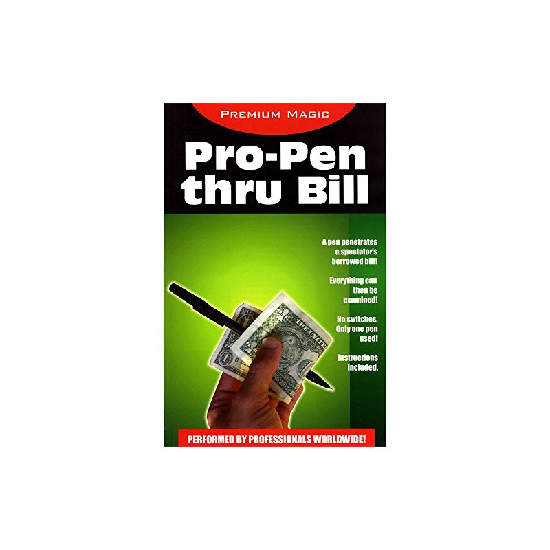 Pro Pen Through Bill by Premium Magic - Trick