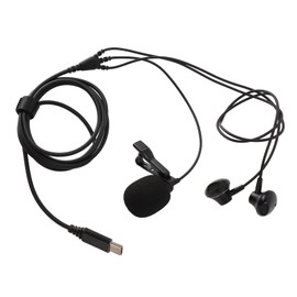 USB C Earphones Wired Ear Buds Type C Noise Reduction Headphone with Microphone for Singing Recording Game