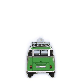 BRISA VW Collection - Volkswagen Luft-Erfrischer-Duft-Spender fürs Auto im T1 Bulli Bus Motiv Einzelpack (Bus Front/Grüner Apfel/Grün)