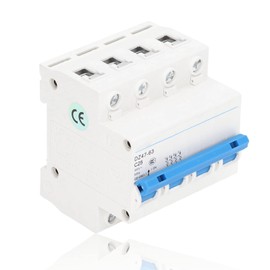 DZ4763 C25 4P Circuit Breaker 25A 400V 6000A Switching Capacity Circuit Breaker for DIN Rail Mounting with Overload and Short Circuit Protection for Office and Residential Buildings