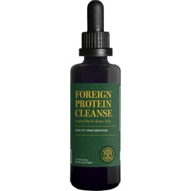 Global Healing Center - Foreign Protein Cleanse (Spike Protein Detox) - Support Formula with Wormwood - Helps Detox for Immune Support - 2 Fl Oz