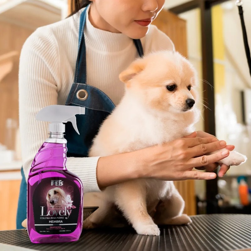 Colonia Lovely Uso Profesional 1 Lt Para Perros