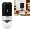 Black Coffee Bean Grinder Dry Wet Dual Use 1500mAh Small