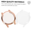 BIUDECO Anti-Scratched TPU Case for Transparent Plating Stylish Watch Shell