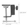 Levemolo Alloy Microphone Mount Clamp Multi-functional Microphone Stand Holder Mic