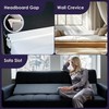 XetraDesign Bed Wedge Pillow for Headboard Gap Up to 7",