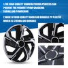 17 Inch Hubcaps Wheel Covers, Universal Hub Caps Set of