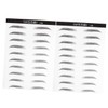 minkissy Create Unique Eyebrow Shape Pairs of Eyebrow Stickers Hair-like