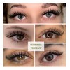 CoMango Cat Eye Lashes Extension Fox EyeLashes Extension 5D Mutil-layer