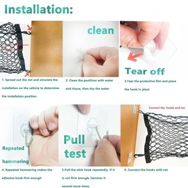 Cargo net Compatible with 2024 to 2025 Toyota rav4 rav 4