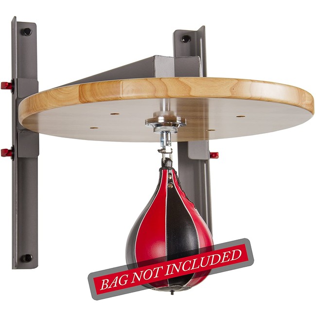 XMark Adjustable Speed Bag Platform with 15" Height Adjustment and Constructed of Heavy Gauge Steel to Minimize Vibration and Optimize Rebound