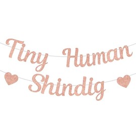 Tiny Human Shindig banner, Tiny HumanTheme Baby Shower Funny Baby Shower, Welcome Baby/Sweet Baby Party Decor Supplies