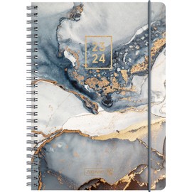 BRUNNEN Gemstone School Diary 2023/2024 2 Pages = 1 Week A5 Multi-Coloured