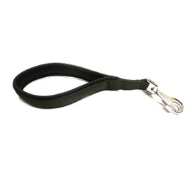 13" Short Close Control/Traffic Control Dog Lead With Padded Handle For Comfort In (Olive Green)