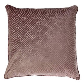 Paoletti Florence Cushion Cover, Blush, 55 x 55cm