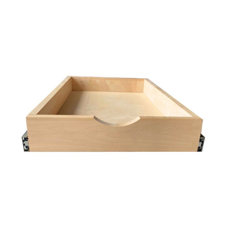 Kitchen Slide Out Cabinet Shelf Pull Out Wood Drawer Storage