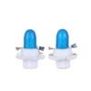 cciyu 20 Pack Blue T5 B8.4D Tri-cell 5050 1SMD LED