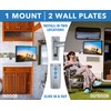 Mount-It! Locking RV TV Mount with Dual Wall Plates &