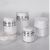 siawadeky Airless Pump Jars Set of 3 15ml/30ml/50ml 3 Sizes