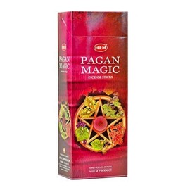 Hem Pagan Magic Incense Sticks (120 Sticks, 6 Boxes Inside) - 9 Inches Long, 20g per Box - Perfect for Meditation,Sacred Space for Rituals and Ceremonies, Sense of Serenity and Mysticism.