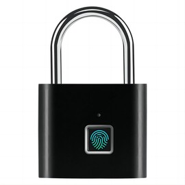Fingerprint Padlock, Ultra-Light and Portable,Quick to Unlock in 1 Second,Can Be Used for 180 Days On A Single Charge,Anti-Cut and Anti-Saw,Can Record 10 Fingerprints