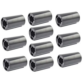LampVPath 10PCS AA to C Size Battery Adapter Case, AA to C Size Spacers, AA to Size C Battery Adapter Converter Case(10 Pack Black)
