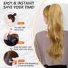 Ponytail Extension Drawstring Ponytail for Quick and Easy Hairstyling Golden