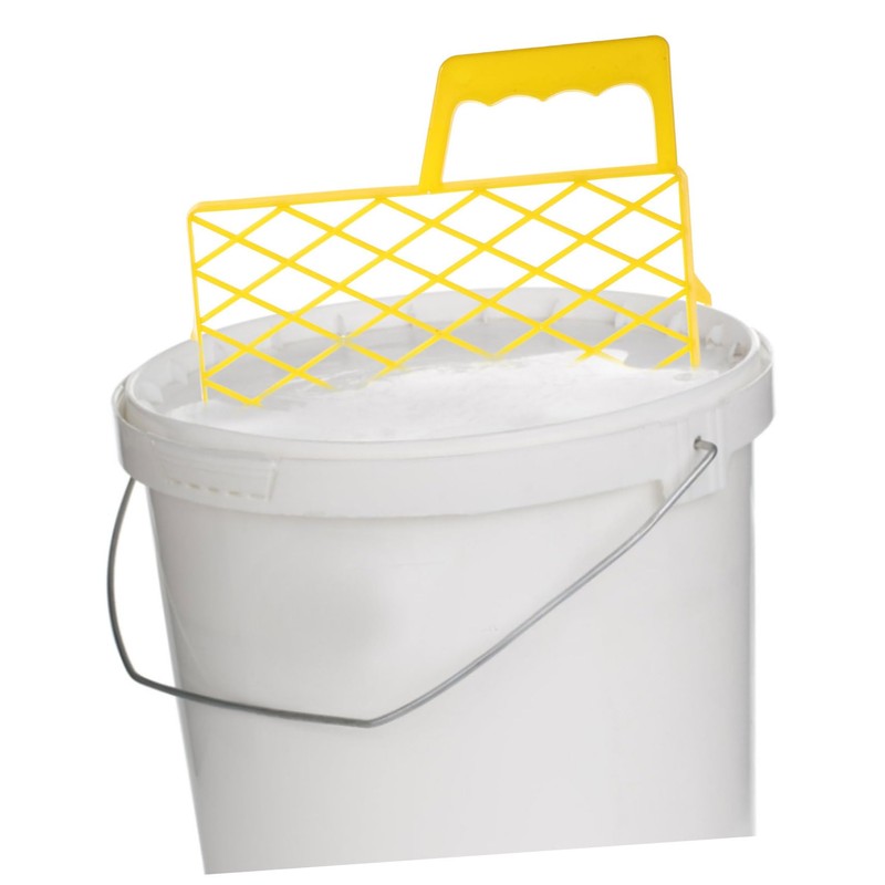 Operitacx Paint Bucket Grid Durable Plastic Paint Filter and Tray