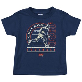 EST 1920 Baby Apparel for Chicago Football Fans (NB-7T) (Navy Toddler Tee, 2T)