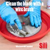 Sili Saw Blade Collapsible Cleaning Tray Made from Silicone to